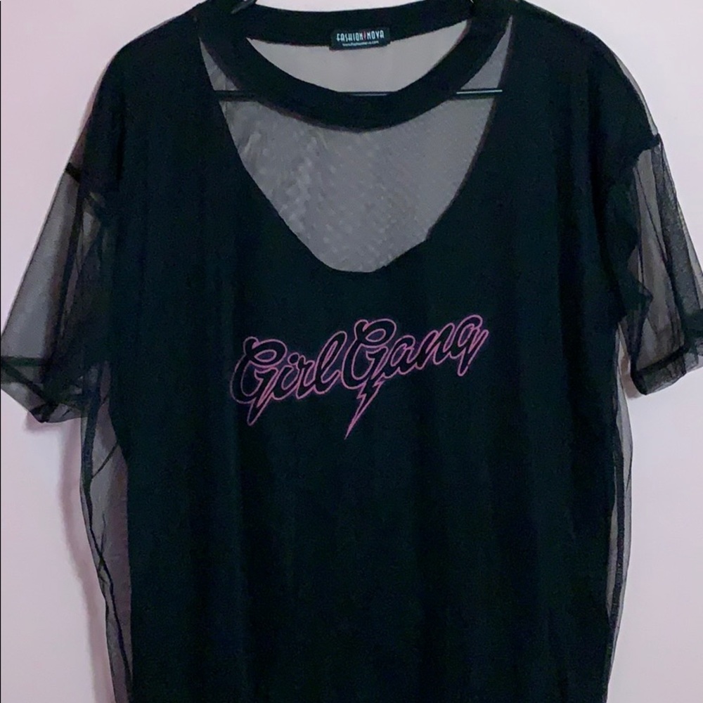 Fashion Nova mesh top